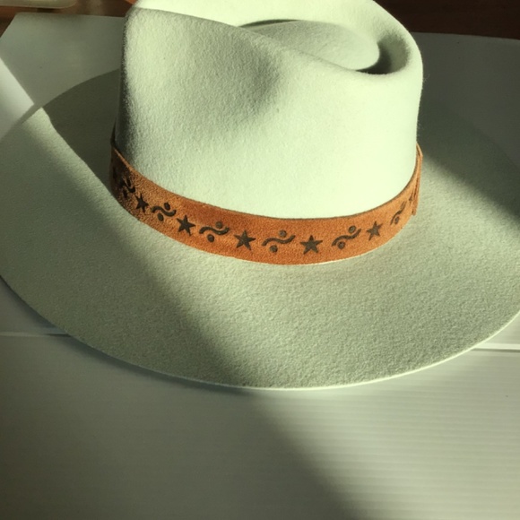 New! Bridgehouse Wyeth mint stamped suede rancher main image 6